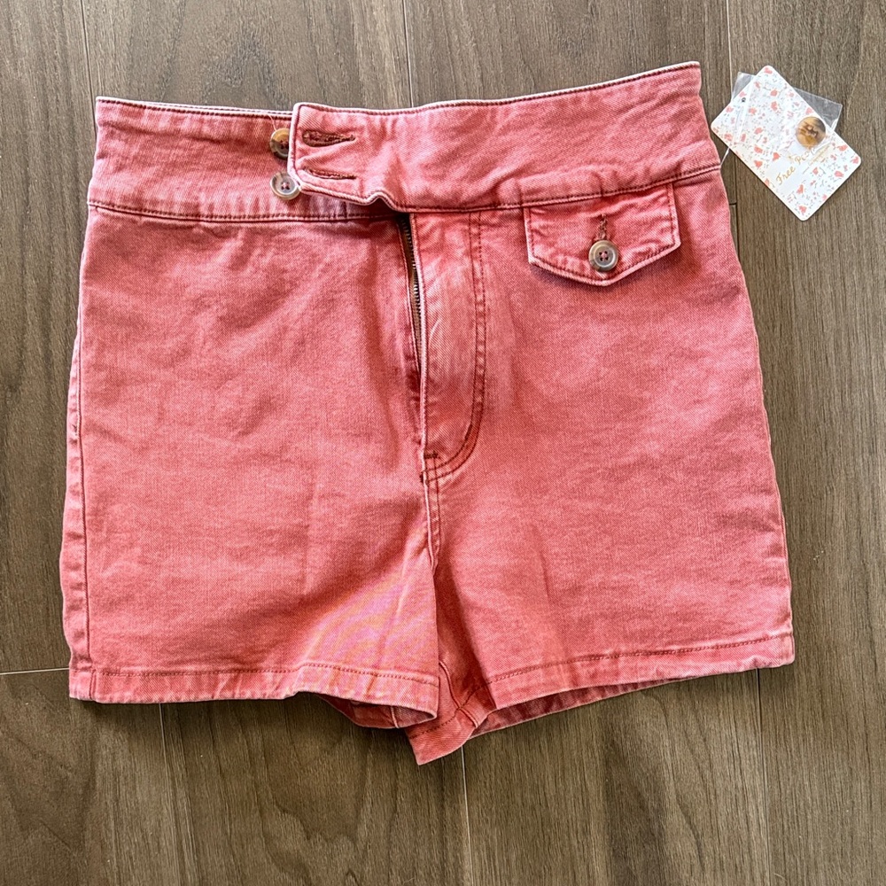 Free People Size 30 High-Waist Denim Shorts